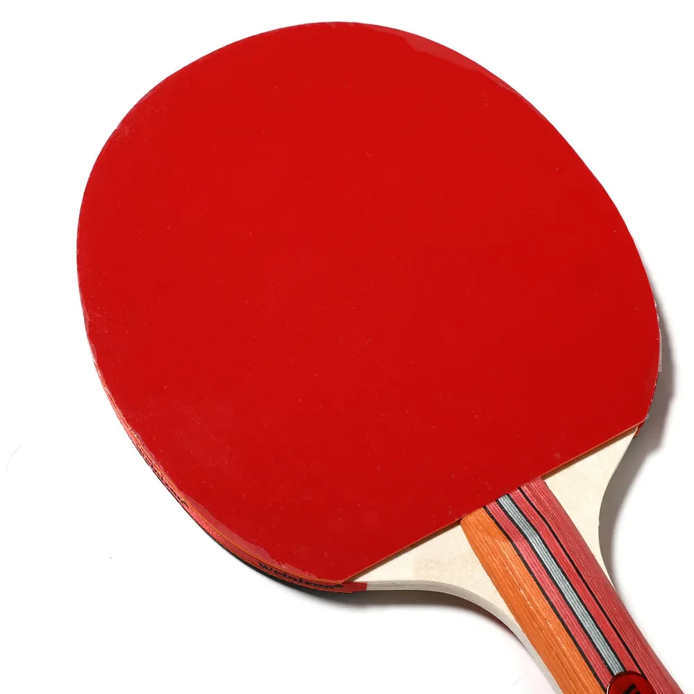 Double reverse rubber horizontal racket ping pong racket