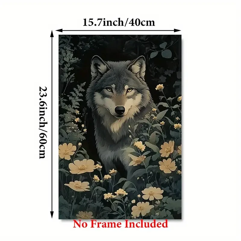 Wolf in the Wild Canvas Print