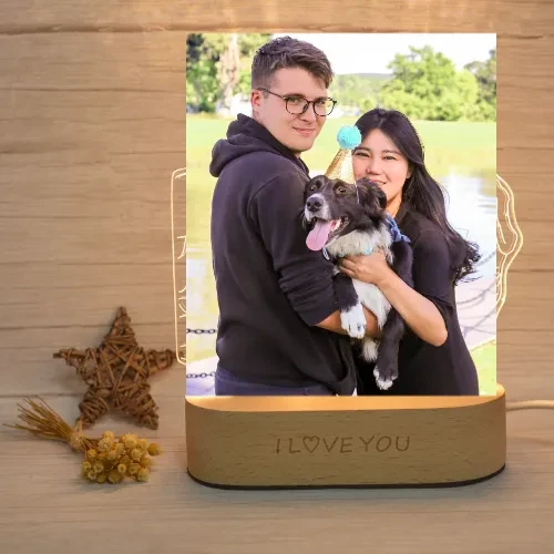 Creative Birthday Gifts To Map Custom 3D Photo Lights