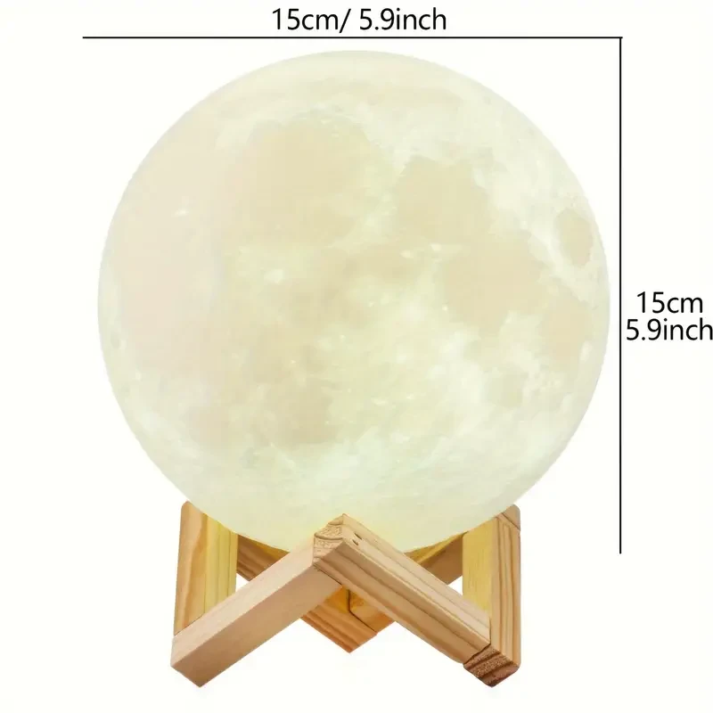 Moon Lights 128 Colors Lights Desk Lamp.