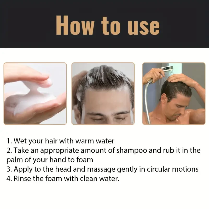 Dense Hair Shampoo Volumizing And Volumizing Hair Soft Strong Repair Hair Shampoo
