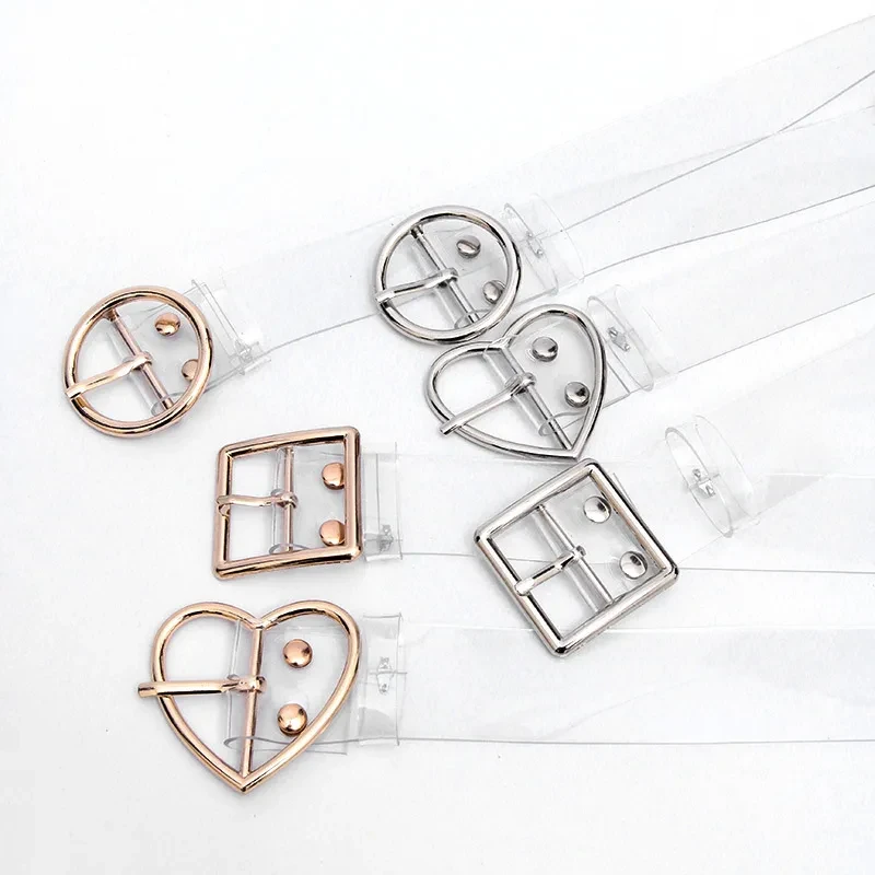 Transparent Pin Buckle Belt