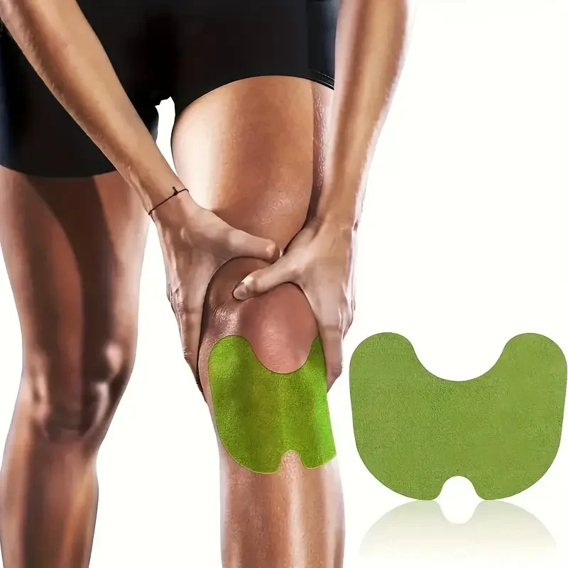 10 Pcs Wormwood Knee Patch: Moxibustion Patch for Knee, Back, Neck, Shoulder Relief - No Battery Required