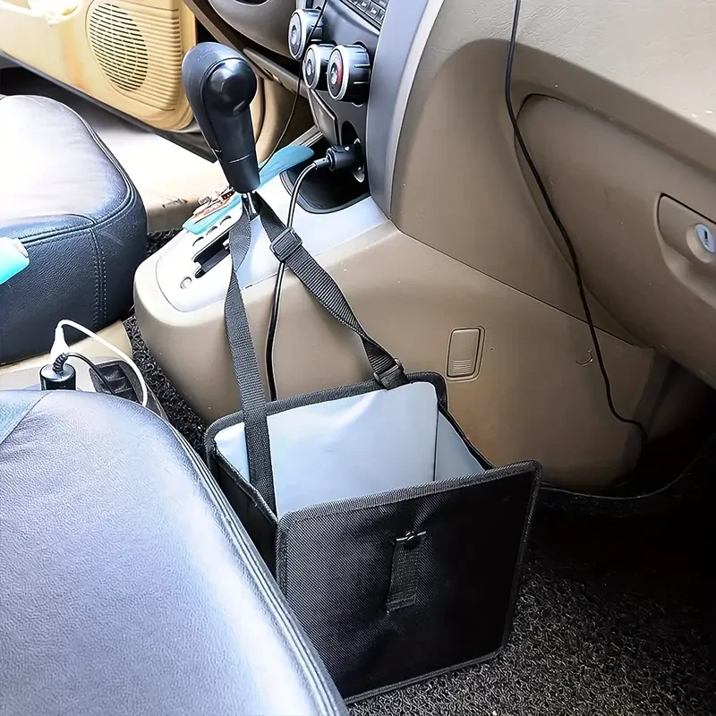 Premium Foldable Car Trash Can - Waterproof & Leakproof with Large Capacity, Perfect Hanging Storage Bag for Car Interior Organization