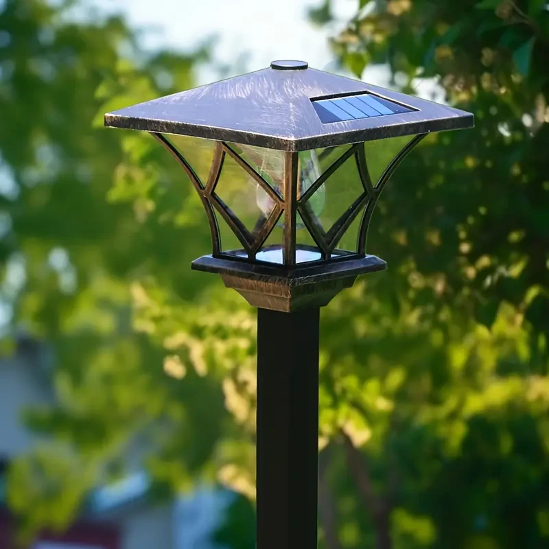 1.7m Solar-Powered LED Garden Lights - Energy-Efficient