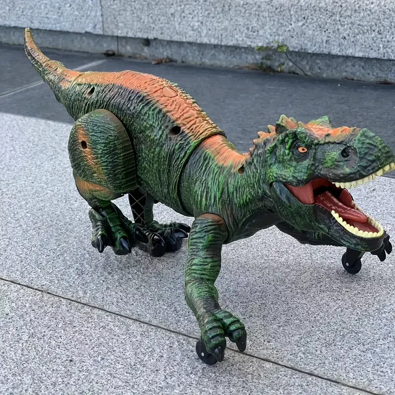 Remote Control Tyrannosaurus Rex Dinosaur Toy Glowing Spray