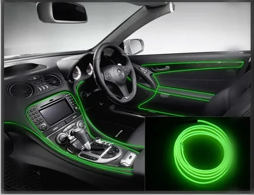 Car Interior LED Neon Strip  5M Flexible Ambient Light