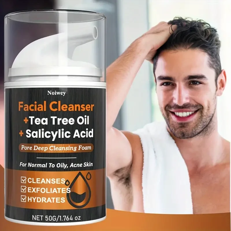 50g Salicylic Acid Facial Cleanser Tea Tree Oil & Turmeric