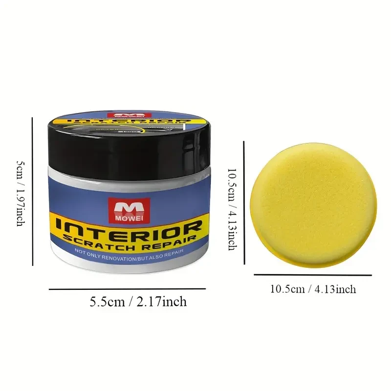 Car Interior Scratch Repair Gel  Plastic & Dashboard Restorer (100g)