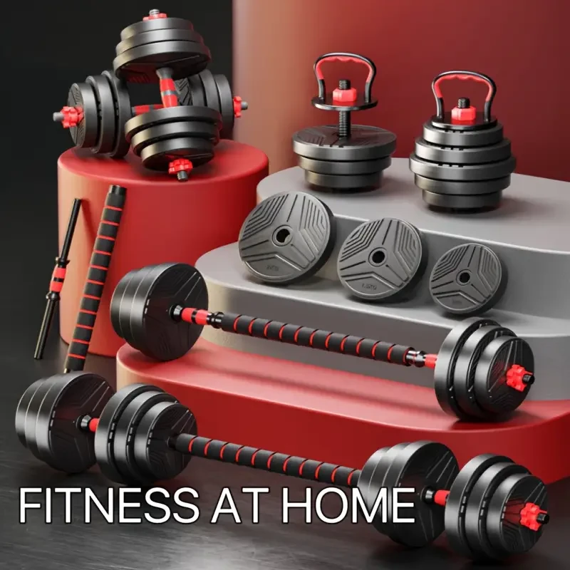 4-in-1 Adjustable Dumbbell Set (19.96KG)  Full Body Workout