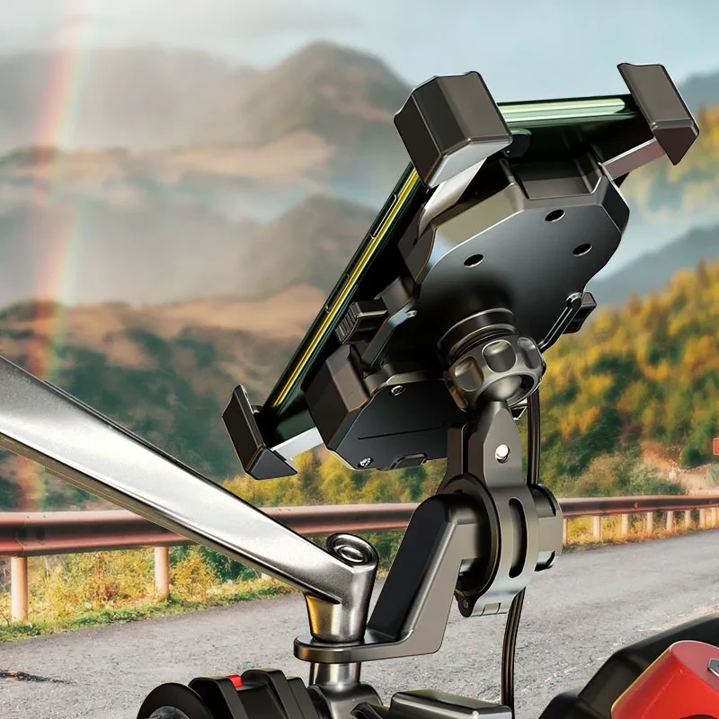 20W Fast Wireless Charging Motorcycle Mount-M24