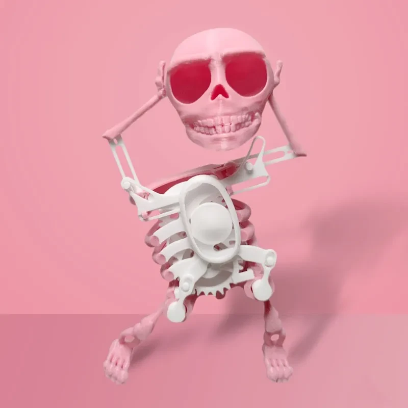 Dancing and Swinging 3D Skull Toy