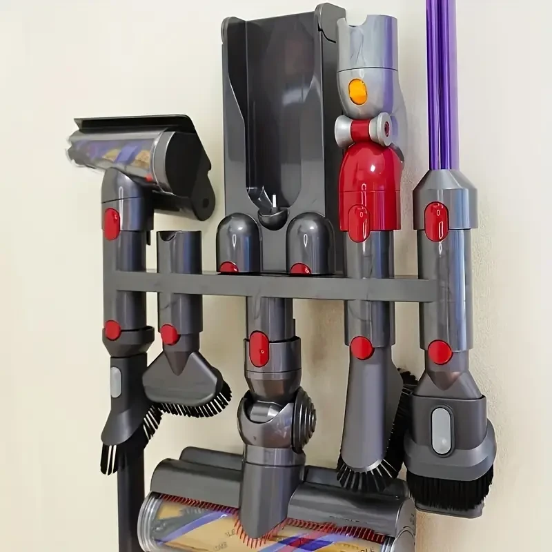 Easy-Install Wall-Mounted Vacuum Cleaner Head Holder