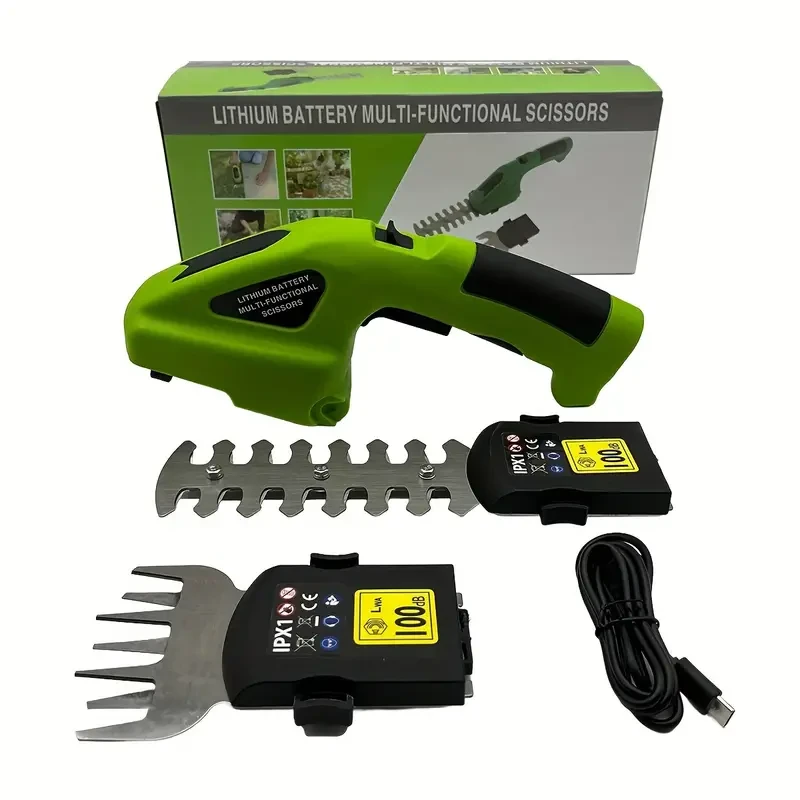 7.2V Electric Handheld Hedge Trimmer and Pruning Shears
