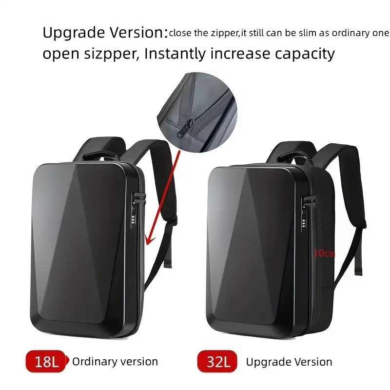 15.6-17inch Large Capacity Anti-Theft Laptop Backpack for Men