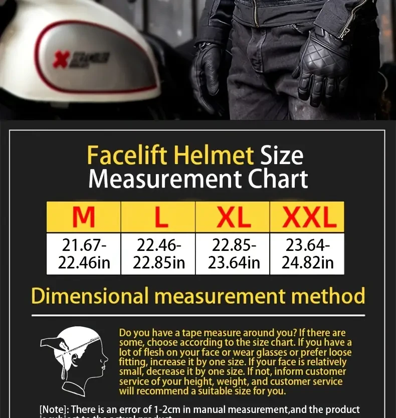 Modular Helmet Full Helmet Cool Personality Cool Helmet For Both Men And Women