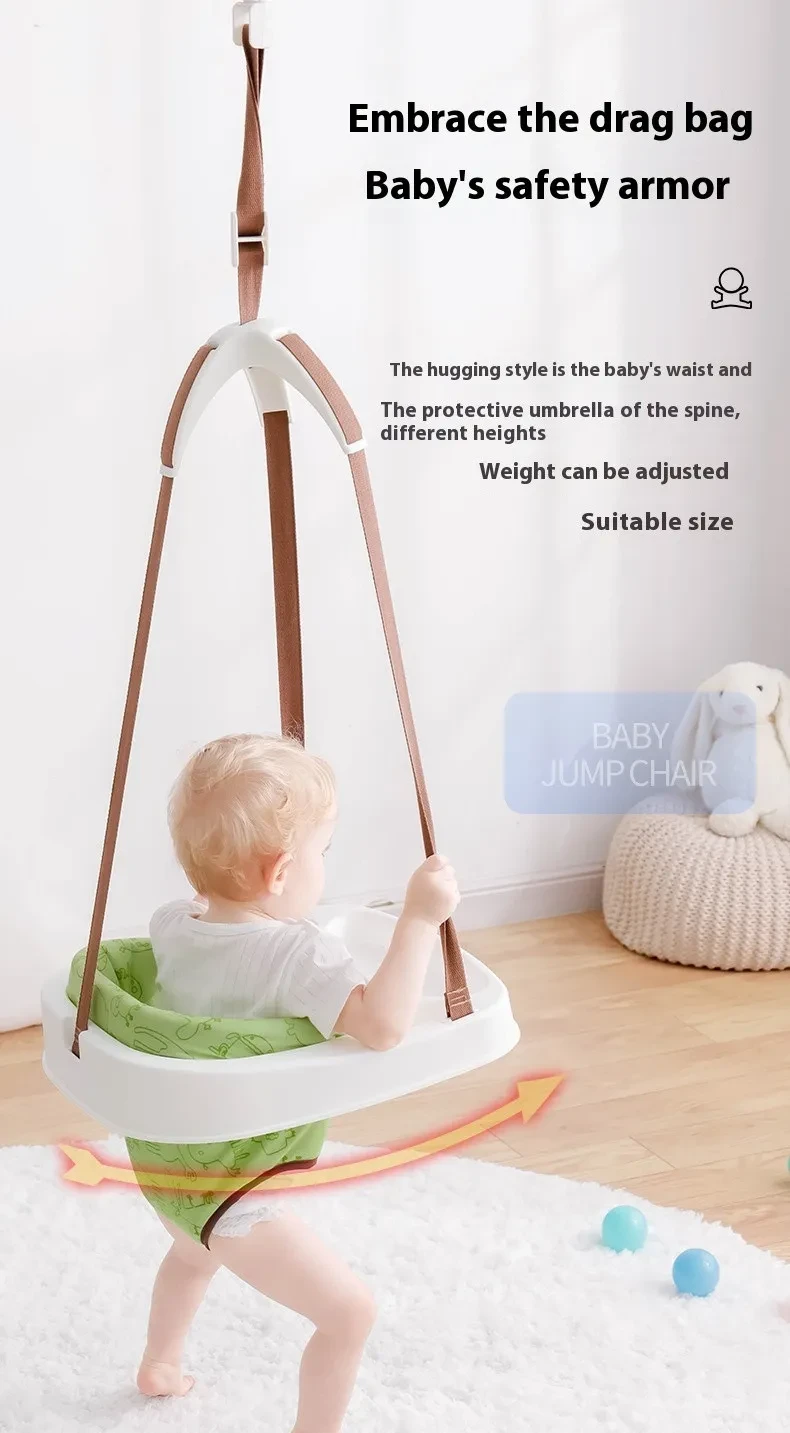 Baby Jumping Chair Children Bouncing Gymnastic Rack Toddler Chair Indoor Swing Early Education