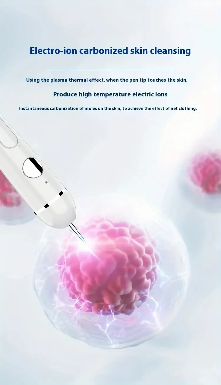 USB Rechargeable LED Beauty Pen for Home & Salon Use - Portable Facial Skin Care Tool with 500mAh Battery, Low Voltage, Lithium Polymer