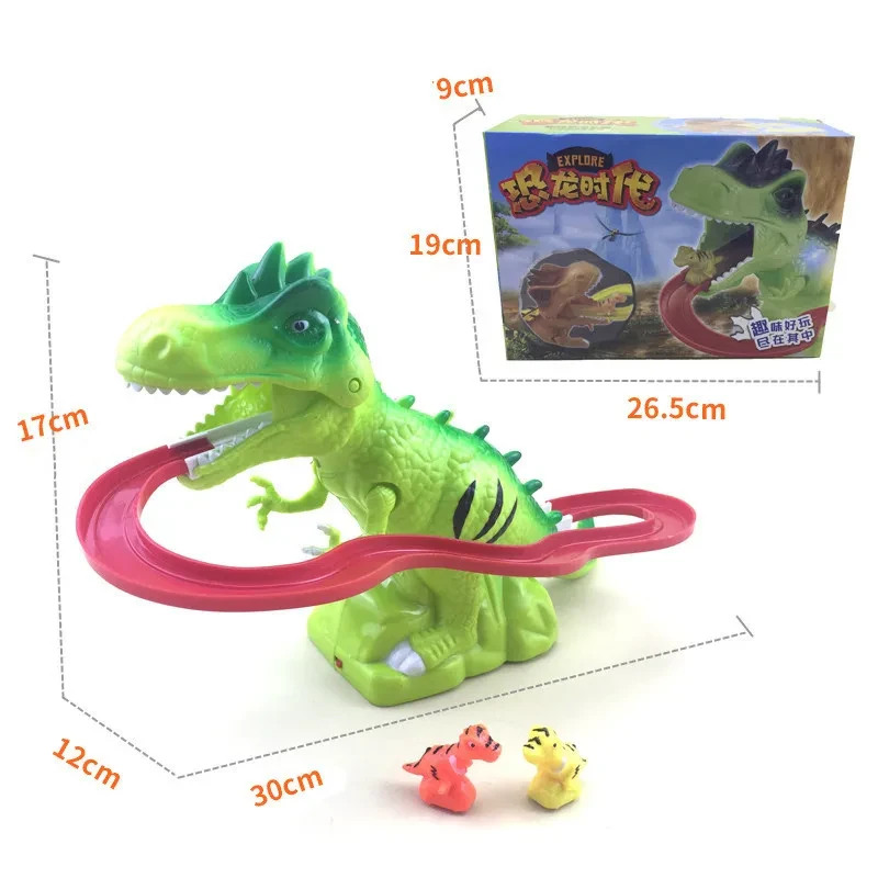 Electric Dinosaur Track With Light Music Ladder Toy