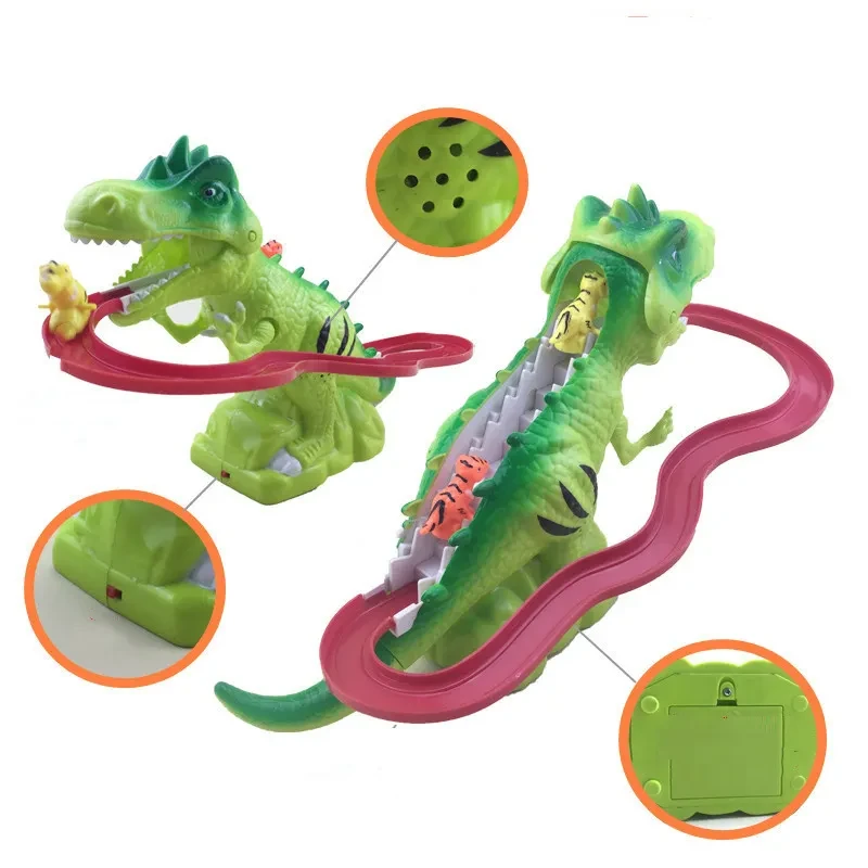 Electric Dinosaur Track With Light Music Ladder Toy