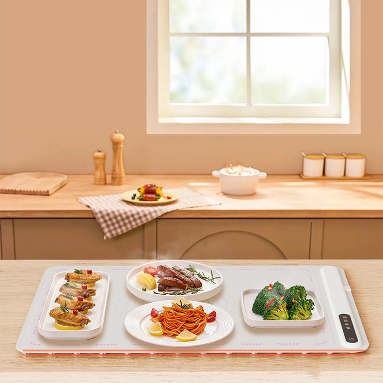 iTRUSOU Electric Food Warming Mat - 3-Setting Full-Surface Tray