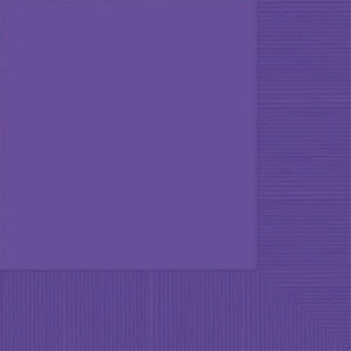 Dinner Napkins - 20 Pack 2 Ply-Purple (20 units)