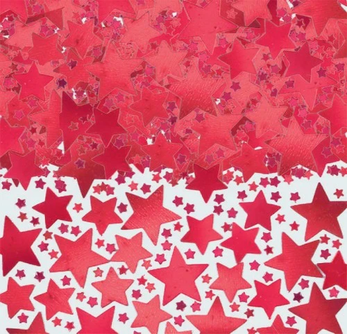 Star Confetti - Red 70g