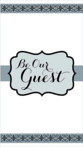 Premium Guest Towel - Be Our Guest (16 units) - Pack of 16