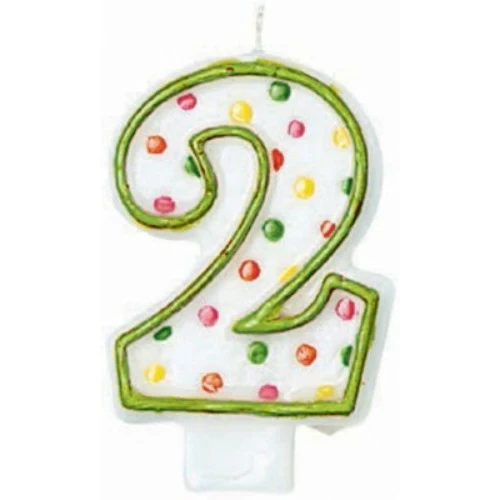 Polka Dots Flat Candle - #2
