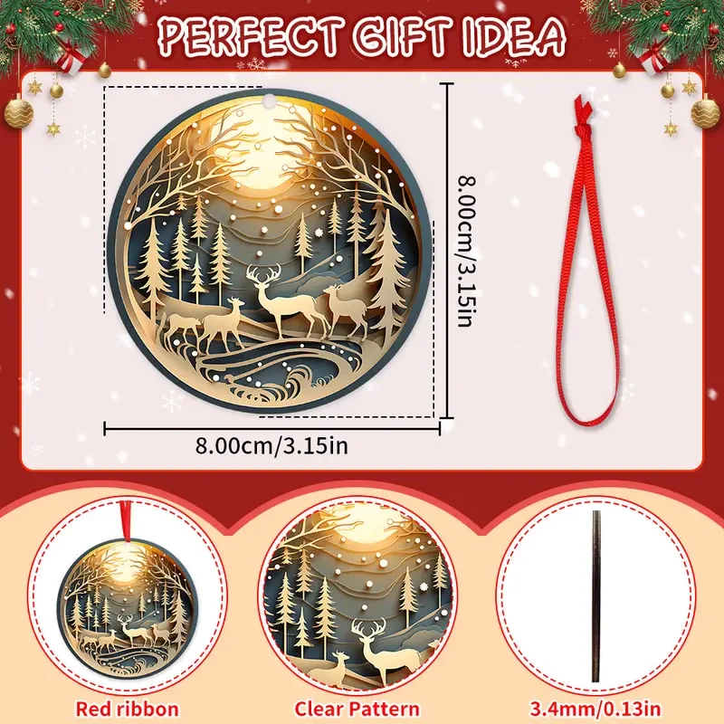 Perfect For Christmas Tree Decoration & Home Decor