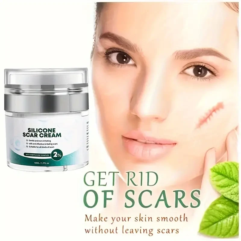 Scar Gel: Advanced Formula For Fading Scars, Acne Scars, Stretch Marks, And Surgical Scars - Skin Repair Treatment Containing Allantoin, Vitamin E, And Silicone Gel - Non-greasy And Quickly Absorbed.