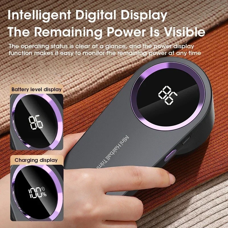 USB Rechargeable Electric Fabric Shaver  Portable Lint Remover for Clothes & Sweaters