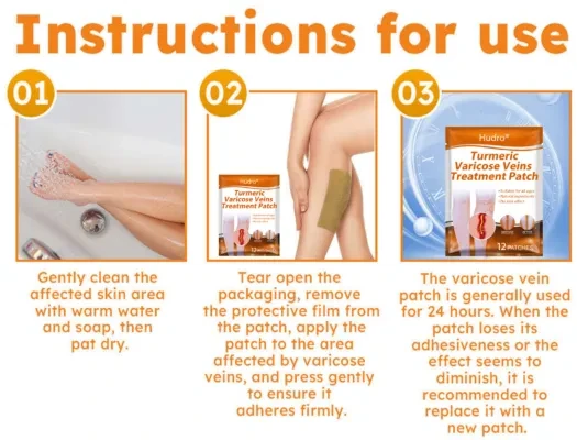 Curcumin Varices Patch Care