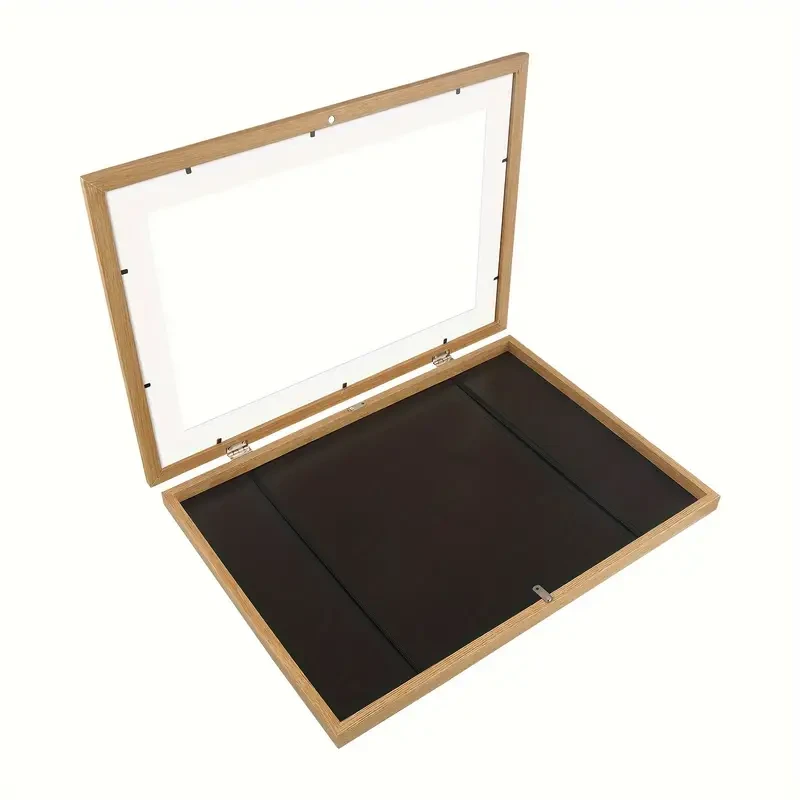A3 Photo Frame Art Projects Artwork Portrait Display Painting Drawing Picture Crafting Storage Horizontal Vertical Wood