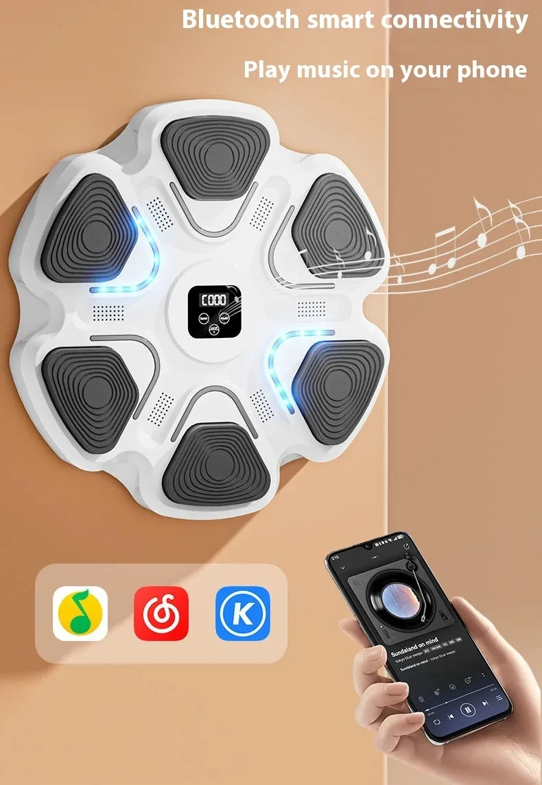 Boxing Target, Musical Boxing Machine, Boxing Training Equipment, Wall-mounted Boxing Machine, Musical Boxing Target, Boxing Exercise Machine, Target For Home Training Boxing, Can Play Music And Connect To Musical Boxing Machine