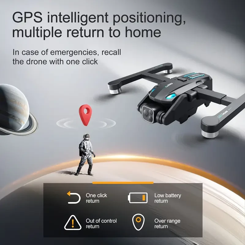 Professional FPV Drone - 2024 Model with 4K Camera, 180 Obstacle Avoidance, Brushless Motor, 5G WiFi Transmission, Smart Return Home, 36Mins Long Flight, 2 Batteries for Adults and Beginners