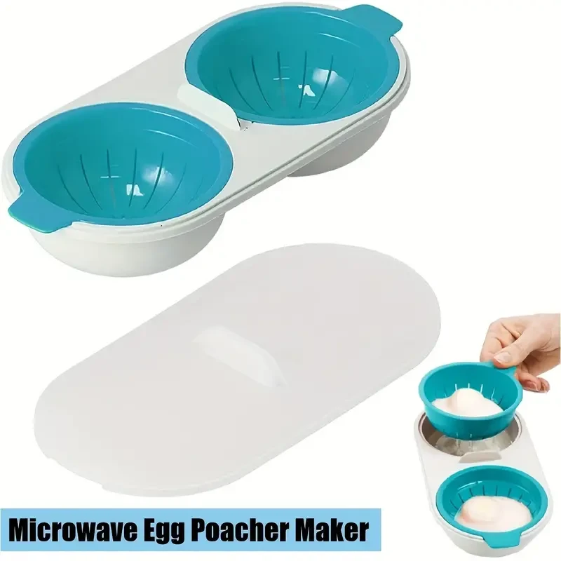 Kitchen Microwave Egg Poacher Cooker Steamer Egg Boilers Kitchen Cookware Kitchen Cooking Gadget Tools