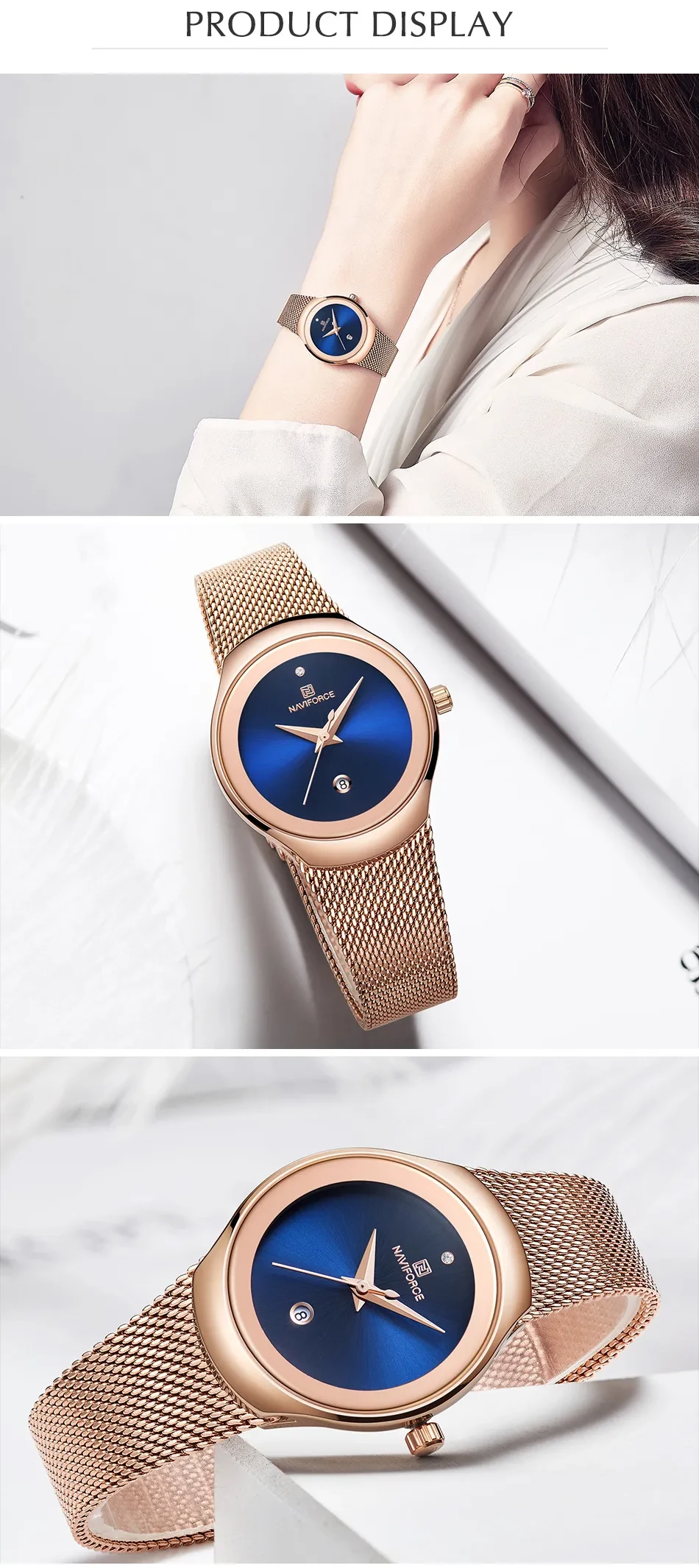 Mesh Small Dial Quartz Watch