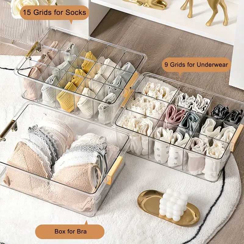 Under Shelf Drawer Pull Out Organiser-15 Grids