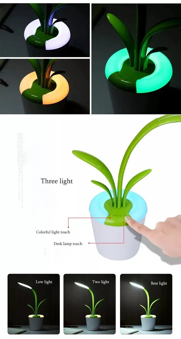 Modern Desk Lights Eye Protection LED Table Lamp