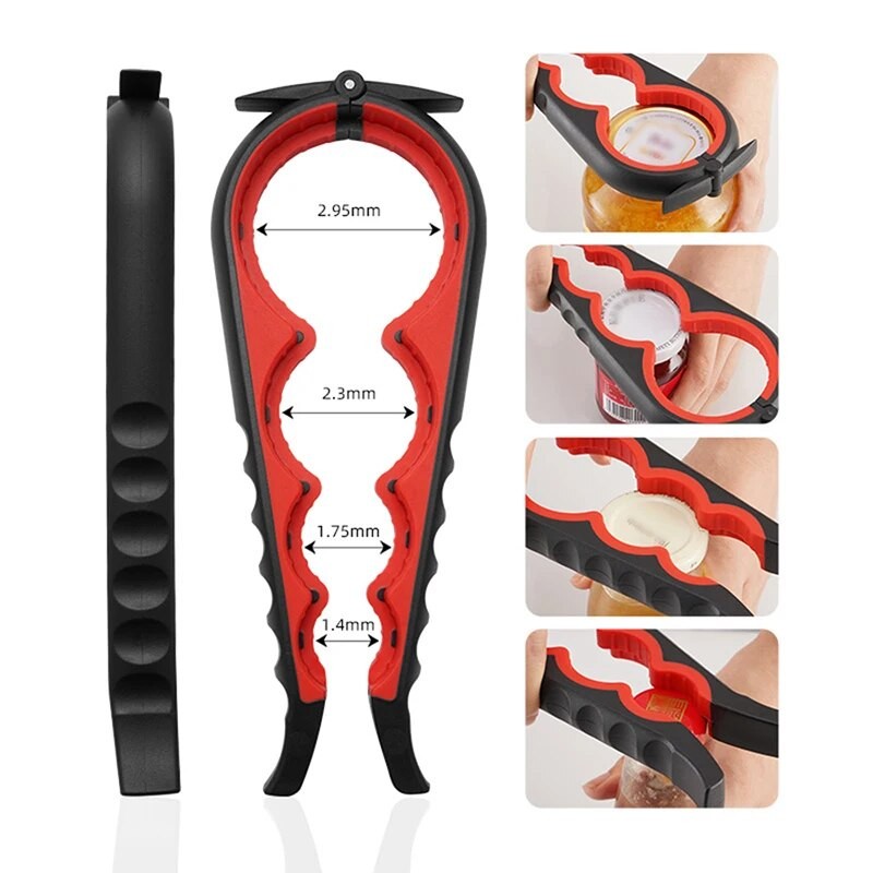 4-in-1 Multi-Functional Can and Bottle Opener