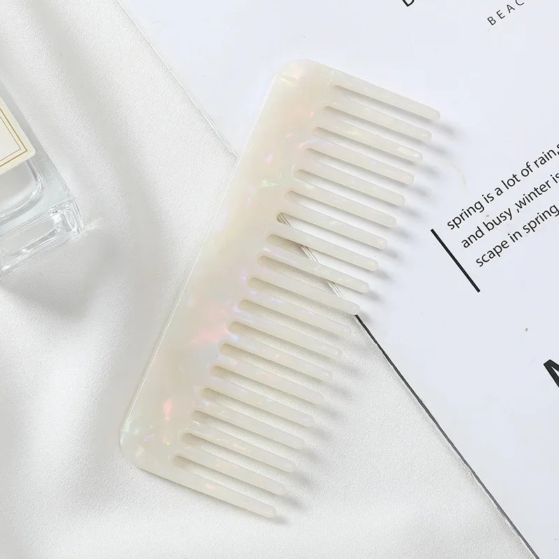 Korean Fashion Wide-Tooth Acetate Hair Comb