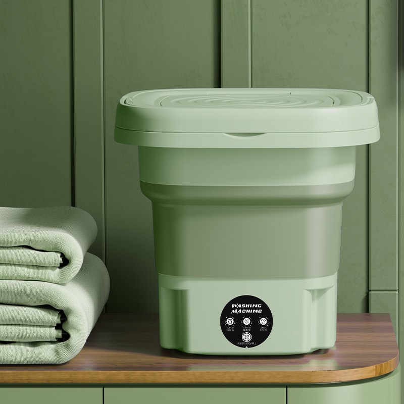 8L Portable Foldable Washing Machine with Spin Dryer