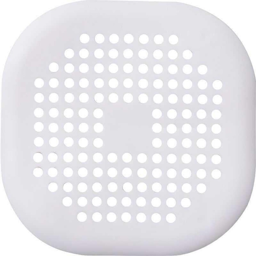 Square Silicone Floor Drain Sticker Bathroom Sewer Hair Filter Drain Cover & Floor Drain Mat