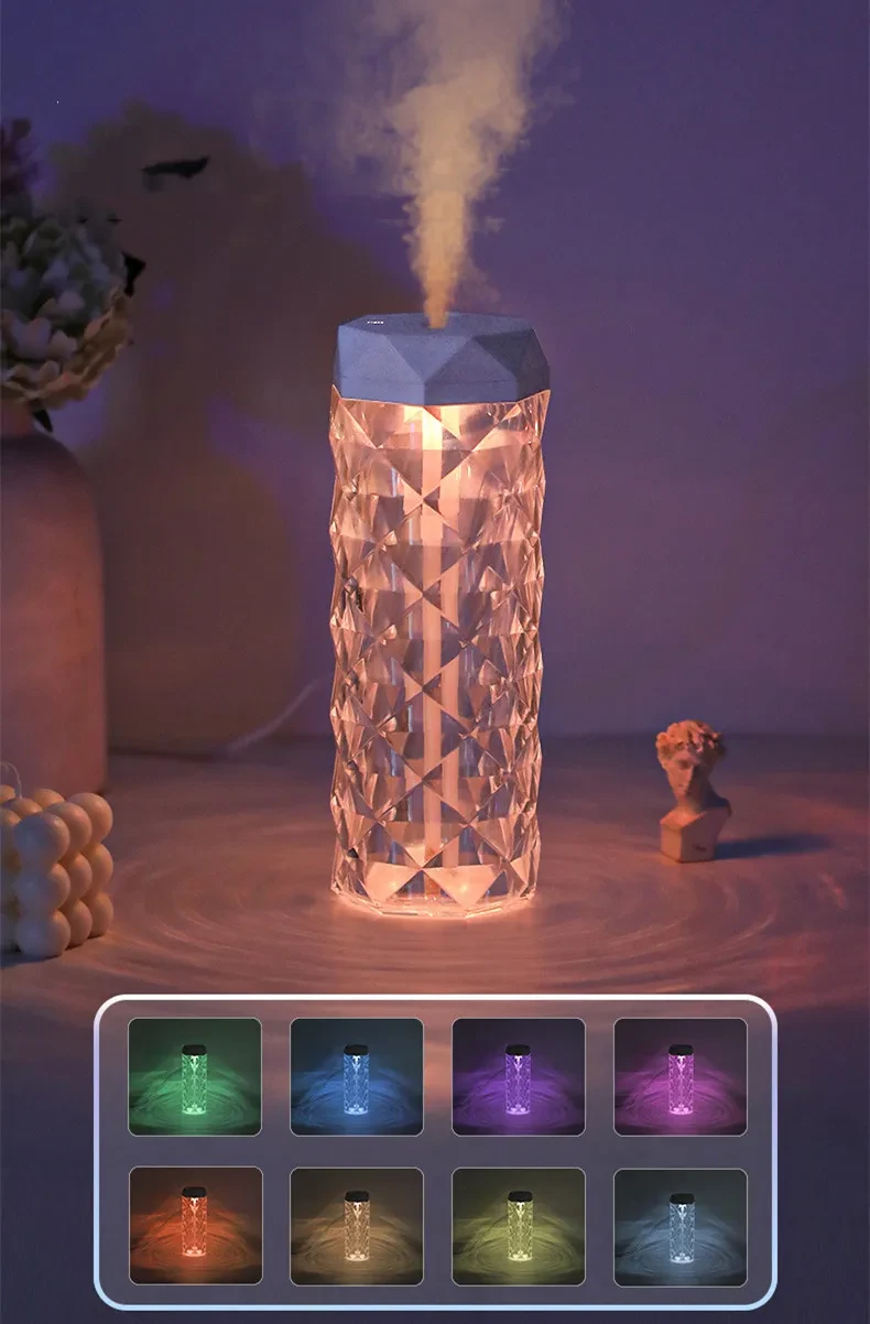 Night Light Touch Lamp With Cool Mist Maker