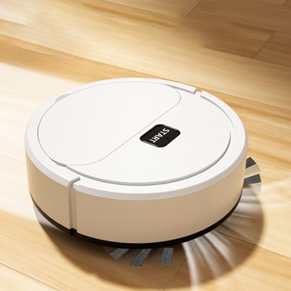 Fully Automatic 3-in-1 Robot Vacuum Cleaner Sweeping, Vacuuming & Mopping Mini Intelligent Home Floor Cleane