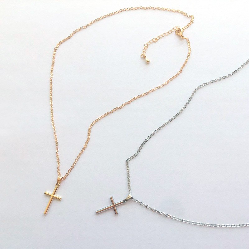 2pcs Unisex Alloy Necklace Set  Fashion Trend Jewelry for Men & Women