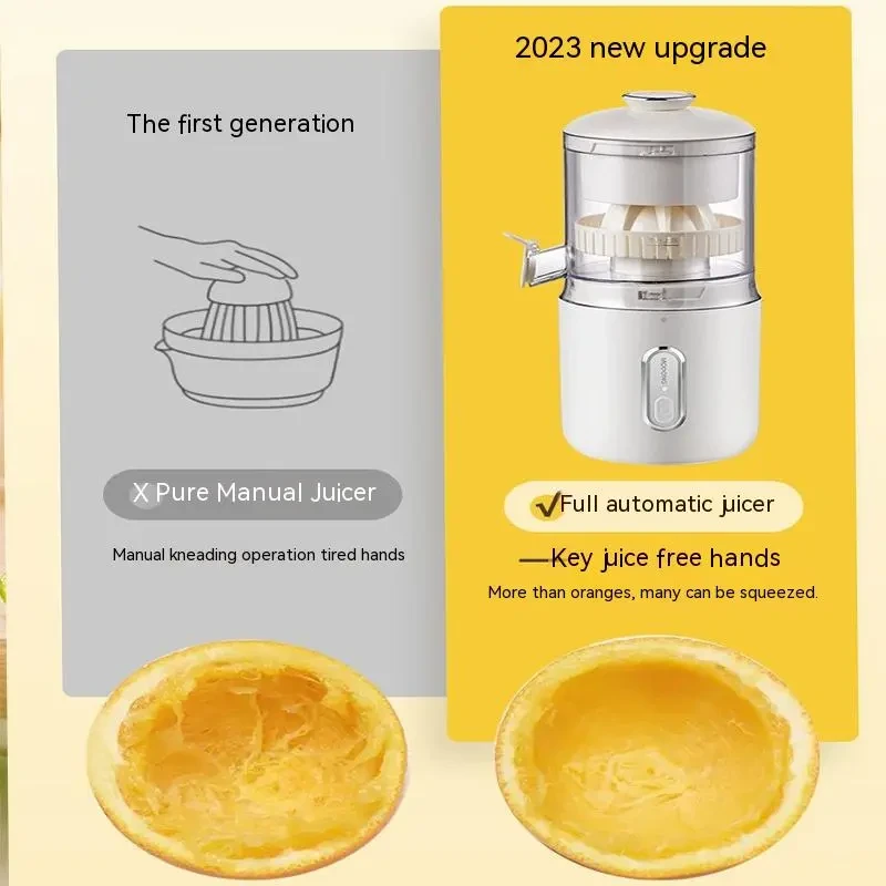 Wireless Electric Juicer Steel Orange Lemon Blender