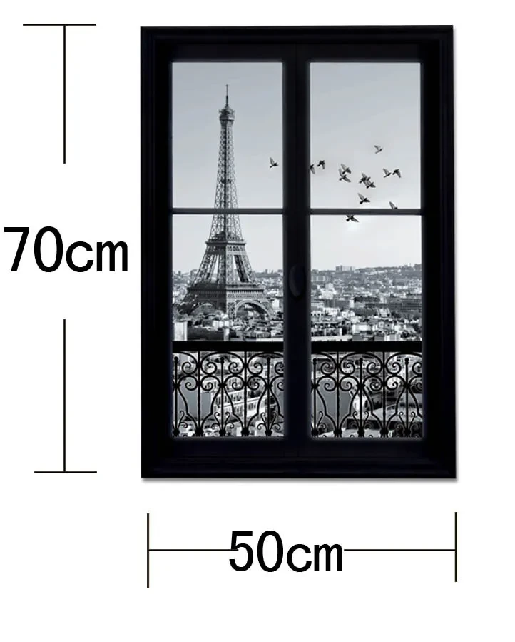 Living Room Decorative Painting Removable Sticker Wall Decor