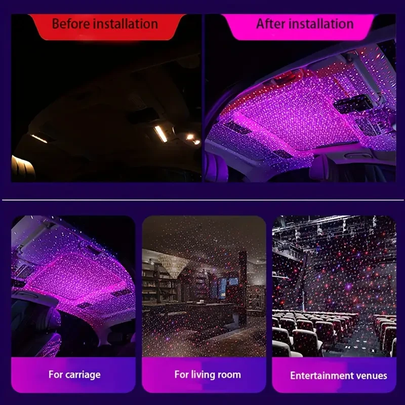 USB Music Rhythm LED Stage Light